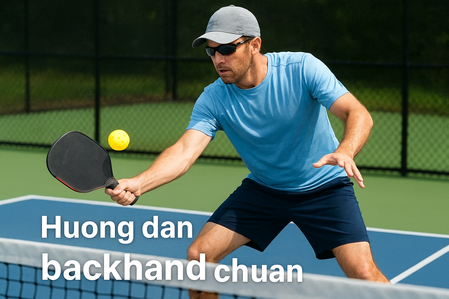 Hướng dẫn backhand chuẩn trong picklebal
