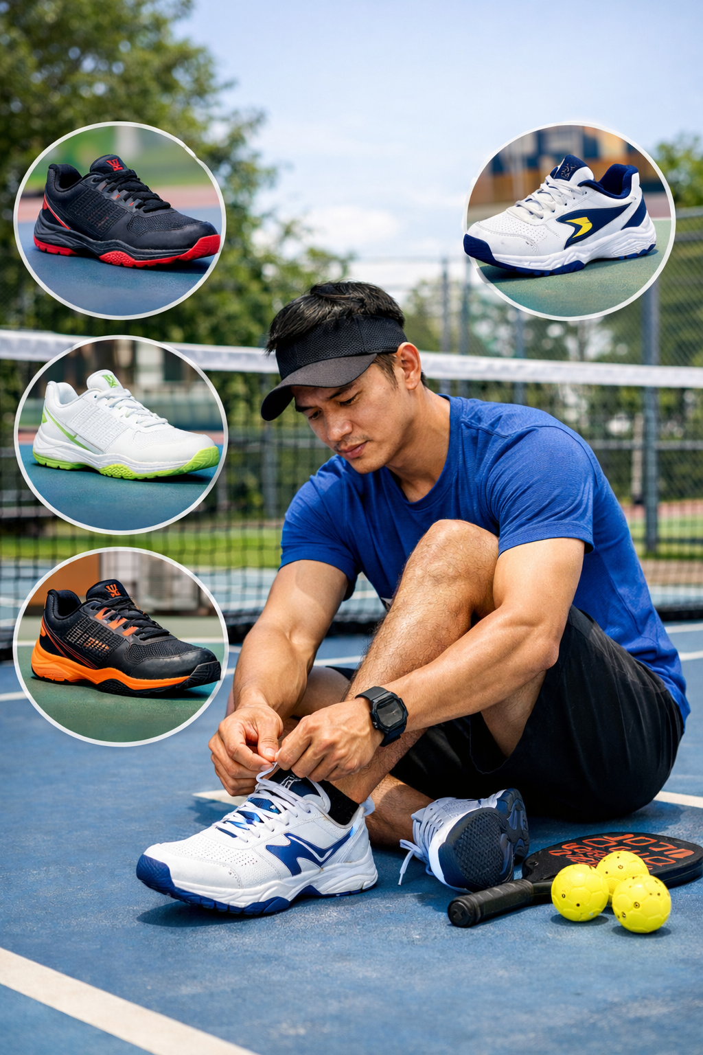 Top các mẫu giày pickleball nam được ưa chuộng hiện nay